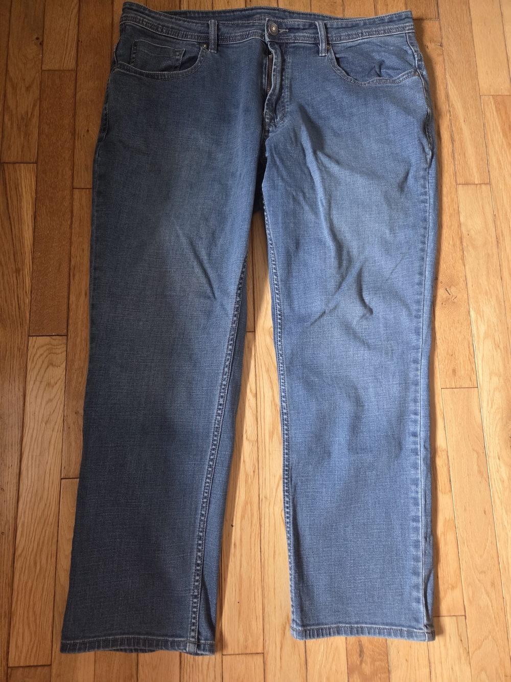 Buffalo David Bitton Men's Slim Straight Jeans in Medium Blue